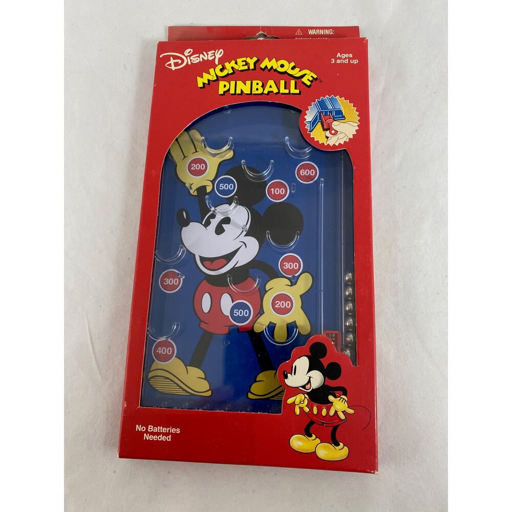 Schylling Walt Disney Mickey Mouse Pinball Retro Collection NWOT
